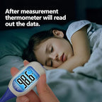 Large LCD Screen Digital Thermometer for Fever, 10 Seconds Fast & Accurate Readings, Large LCD Dual Color Backlight Flexible Tip Ideal for Adults Kids and Babies