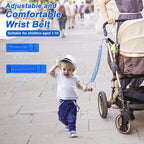 Accmor Anti Lost Wrist Link with Induction Lock, 2 Pack Upgraded Toddler Leash, Reflective Kids Wrist Leash for Baby, Child Walking Wristband with Magnetic Unlock Design for Boys & Girls (6.5ft)