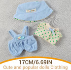 17CM Collectible Doll Clothes.17cm Mini Doll Clothing Set.Exquisite Handmade.Suitable for Small Collectible Dolls.Multiple Styles Available (Dresses/Casual Wear/Holiday Outfits) (NO Doll)(Style C)