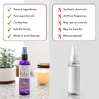 Relax Lavender Spray for Sleep, Natural Linen Spray for Bedding, Perfect Lavender Pillow Spray for Sleep. Aromatherapy Bed Spray with Lavender & Peppermint Essential Oils by Brookethorne Naturals 4oz