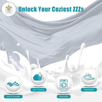 Cute Castle Pregnancy Pillows, Soft U-Shape Maternity Pillow with Removable Cover - Full Body Pillows for Adults Sleeping - Pregnancy Must Haves - Jumbo 57 Inch - Light Grey