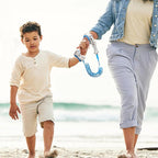 Accmor 2 in 1 Toddler Leash with Magnetic Lock, Kids Anti Lost Wrist Link 2 Packs Keep Twins Close, Reflective Child Walking Restraints Hand Straps Tether for Baby Boys Girls to Outdoor Traveling