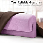 Bed Rail Bumpers Protector, Hospital Bed Rails Padding, Loft Beds and Bunk Beds Bumpers Protector, Premium Soft Memory Foam - Anti-Bump | Fall Prevention, Size 27.6 x 5.5 x 11.8 Inches, Purple