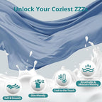 Sasttie Pregnancy Pillows for Sleeping, Jumbo U Shaped Cooling Full Body Pillow with Removable Cover, Pregnant Women Must Haves, Maternity Essential, Blue