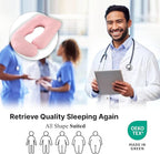 Pregnancy Pillow, Full Body Maternity Pillow 57 inch, with Removable Washable Cover - Sleep Support for Legs, Back, Neck, Shoulder, HIPS, Belly for Pregnent Women, Jersey Knit Cotton (Pink)