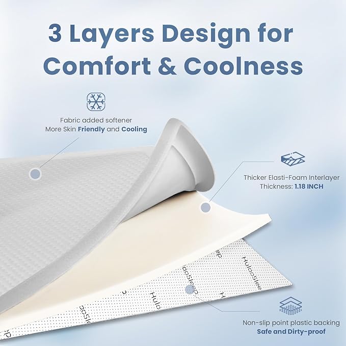 Baby Play Mat for Summer,1.3 Thick Memory Foam Cooling Floor Tummy Time Mat, Soft & Breathable, Non-Slip Rectangular for Toddlers’ Playtime & Rest(Grey,39"x59")