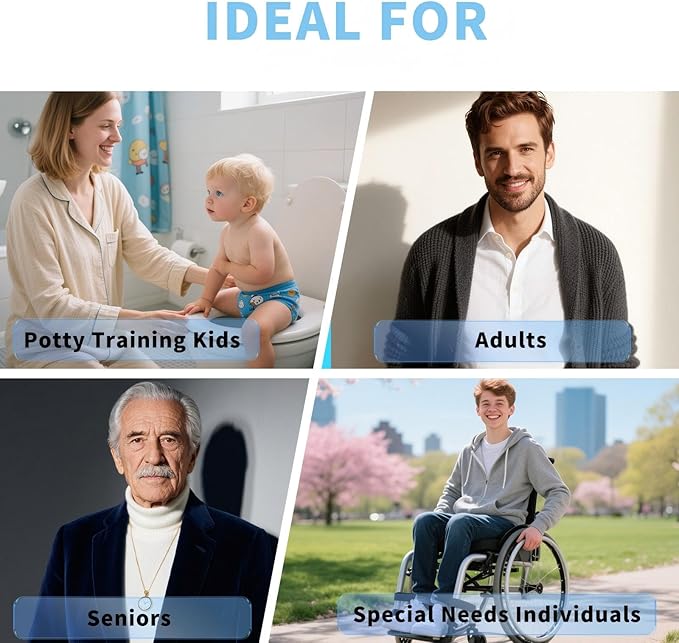 Toilet Seat Urine Splash Guard Set Prevents Spillage，Easy to Clean, Portable Toilet Urine Shield for Boys Bathroom Training Urine Deflector Splash Shield for Kids Adults Toilet Splash Guard (1)