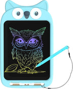 10 Inch LCD Writing Tablet, Erasable Doodle Board Toy, Cute Owl Drawing Pad for Kids Ages 2-6 - Educational Christmas Birthday Gift (Owl)