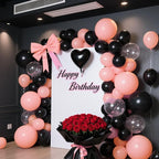 140pcs Pastel Pink Round Balloons Different Sizes 18 12 10 5 Inch Latex Balloons for Arch Decoration Party Balloon Kit for Graduation Birthday Party Wedding Balloon Baby Shower Decoration