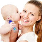 YAPROMO 2Pcs Teething Toys, Silicone TV Remote Teethers for Baby Toy Remote Teethetr for Infant Toddler Kids/Boy/Girl, BPA Free and Refrigerator Safe