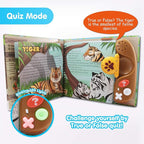 BEST LEARNING Book Reader Animal Kingdom - Educational Talking Sound Toy to Learn Animals with Quiz Games for Kids Ages 3 to 8 Years Old | Ideal 3-5 Boy or Girl Birthday Gift