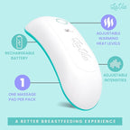 LaVie™ Lactation Massager with Warming for Breastfeeding | Breast Massager with Heat and Vibration for Clogged Ducts, Improved Milk Flow, and Engorged Breast Relief | Increase Milk Supply