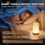 Night Light for Baby Nursery, 13 Colors Changing Touch Dimmable Night Lamp with Timer, Rechargeable Kids Night Light Portable for Bedtime Routine Baby Breastfeeding