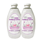Dead Sea Collection Bubble Bath Kids with Lavender - Cleansing and Moisturizing Liquid Bath Bubbles - Lavender Oil and Pure Dead Sea Minerals - Pack of 2 Large Bottles (67.6 fl.oz)