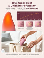 Momcozy Warming Lactation Massager Pro, 8 Vibration Modes & 4 Heating Levels, Longer-Lasting & 100s Rapid Warming Breast Massager, Quick Charging, Improves Milk Flow & Relieves Breast Engorgement