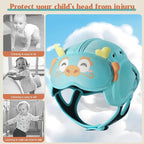 MamboBaby Safety Helmet for Crawling & Walking - Ultra Lightweight Adjustable Infant Head Protector 10-24 Months, Breathable Anti-Collision Soft Helmet with Secure Fit Design