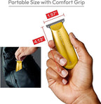 Red by Kiss Hair Clipper, Mini Cordless Hair Trimmer, Long Lasting Hair Cutting Kit, USB-C Rechargeable Haircut Beard Trimming Clippers for Men Women Kids, Portable Grooming Kit