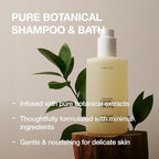 SHAMPOO & BATH – Organic Korean Baby & Kids 2-in-1 Shampoo & Body Wash for Newborns, Vegan Cleanser for Hair, Face & Body, Gentle, EWG Verified, Non-Toxic (11.29 fl oz / 320g)