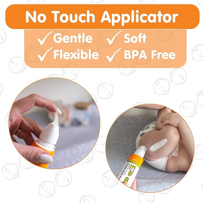 Boogie Diaper Rash Paste, Maximum Strength 40% Zinc Oxide, Mess-Free Applicator, Soothes Baby Bum, Diaper Bag Essential, 4oz (Pack of 3)