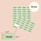 Personalized Name Labels for Kids (60) – Custom Waterproof & Durable Stickers for Clothing, Daycare, Office & School Supplies - Sports