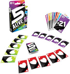 Hasbro Gaming 5 Alive Card Game, Fast-Paced Game for Kids and Families, Easy to Learn, 2 to 6 Players, Fun Summer Activities, Vacation Travel Essentials, Ages 8+