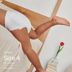 Coterie The Pant, Size 4, Refastenable Training Pants for Sensitive Skin, Hypoallergenic, Super Absorbent Overnight Leak Protection, 2T/3T (20-32 lbs) 136 Count