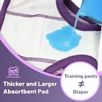 MooMoo Baby Absorbent Potty Training Underwear 6 Packs Cotton Training Pants for Boys and Girls 2T-9T