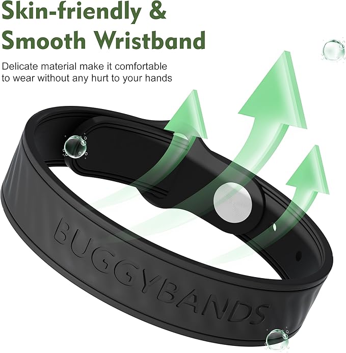 Mosquito Repellent Bracelets,12 Pack Silicone Mosquito Repellent Bands with DEET Free, Natural & Waterproof Bug Wristbands for Kids and Adults, Outdoor Traveling Protection