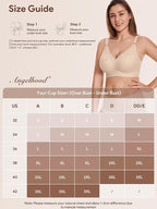 Angelhood Nursing Bras for Breastfeeding, Seamless Wireless Comfort Push up Lace Nursing Maternity Bralette for Pregnancy