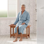 30" Shower Bench, Waterproof Poly Lumber Shower Stool for Shaving Legs, Shower Chair Seat Holds up to 400lbs, Bathroom Bench for Inside Shower, Non-Slip (Brown)