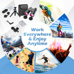 18x50 HD Binoculars for Adults with Upgraded Phone Adapter, Tripod and Tripod Adapter - Professional Waterproof Binoculars with BaK4 prisms and Large View for Bird Watching,Hunting