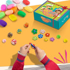 Air Dry Clay 104 Colors, Modeling Clay for Kids, DIY Model Magic Clay, Soft and Non-Sticky, Colorful Clay Starter kit with Accessories and Tools, Great Arts & Crafts Gift for Girls Boys Kids.