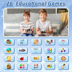 Upgrade Kids Smart Watch for Kids with 32 Puzzle Games HD Camera Video MP3 Player Audio Book Pedometer Flashlight 12/24 hr Kids Watches Gift for 4-12 Year Old Boys Toys for Kids