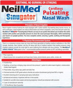 NeilMed Sinugator Cordless Pulsating Nasal Wash Kit with One Irrigator, 30 Premixed Packets and 3 AA Batteries(Pack of 1)