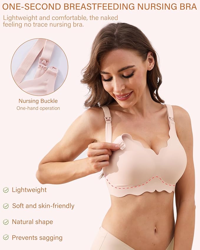 UHdod Nursing Bras for Breastfeeding, Maternity Bra for Pregnancy, Breastfeeding Bras for Women Maternity Bras for Women
