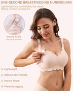 UHdod Nursing Bras for Breastfeeding, Maternity Bra for Pregnancy, Breastfeeding Bras for Women Maternity Bras for Women