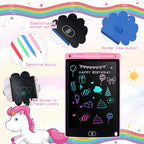 Tinlade 12 Pack LCD Writing Drawing Tablets 8.5 Inch Bulk Colorful Doodle Board Erasable Electronic Painting Drawing Pads Learning Toy Gifts for Kids Boys Girls(Pink, Green, Red, Blue)