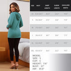 GINKANA Women's Nursing Hoodie Sweatshirt Long Sleeves Breastfeeding Maternity Tops Casual Clothes