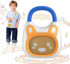 alilo Pocket Bunny Portable Kids Music Player, Musical Toys for Toddlers 1-3-5, Preloaded 120+ Stories/Music/Lullabies/White Noise,High Fidelity Sound Travel Bluetooth Speaker (with Strap and Ring)