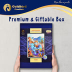 Magnetic Wooden Puzzles with Frame for Adults - Framed Wooden Jigsaw Puzzle - Rompe Cabezas para Adultos - Landscape Wall Art Decor - Original Christmas & Birthday Gift (Chefchaouen)