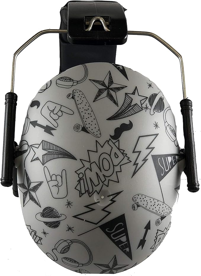 BANZ Kidz Earmuffs 2 Years & Older - Loud Noise Cancelling Kids Headphones & Toddler Ear Muffs, Size Adjustable