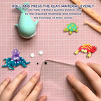 Air Dry Clay for Kids,Modeling Clay Kit,14 Species of Marine Life DIY Molding Clay Art Crafts Set,Ultra Light & Soft,Safe Non-Toxic,Toys Gifts for Age 4 5 6 7 8+ Years Old Boys Girls Kids