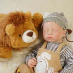 Lifelike Reborn Baby Dolls Boy - 18-Inch Baby Soft Body Realistic-Newborn Baby Doll Full Silicone Baby Dolls with Toy & Gift Box for Kids