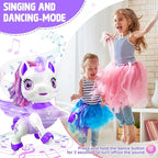 Unicorn Toys for Girls Age 4-6: Robot Pets for Kid Remote Control Robot Toy for Ages 5-7 Smart Robots Girl Toy 4-5 Robot Toy for Kid 8-12 Birthday Gifts for 3 4 5 6 7 8 Year Old Girl, Purple