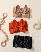 doboi 6PCS Baby Girl Headbands - Ribbon Bow Nylon Hair Accessories for Infants, Newborns, and Toddlers