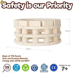 Taksa Toys Arch-Kid-Tech Roman Theater STEM Building Blocks Kit - 54-Piece Premium Educational Set for Kids Ages 7-10+ Years - Indoor Architectural Construction Games - Montessori Learning Toys