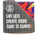 Shashibo Shape Shifting Box - Award-Winning Fidget Toy w/ 36 Rare Earth Magnets - Fidget Cube Transforms Into Over 70 Shapes, Sensory Toy Gift for Kids, Teens, and Adults (Chaos)