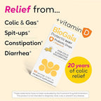 BioGaia Protectis Baby Probiotic Drops | Colic & Gas Relief + Vitamin D | Safe for Newborns | Ease Crying, Fussing, Colic, Gas, Spit-ups & Constipation | No Dairy, Soy & Gluten | 50 Day Supply | 10mL