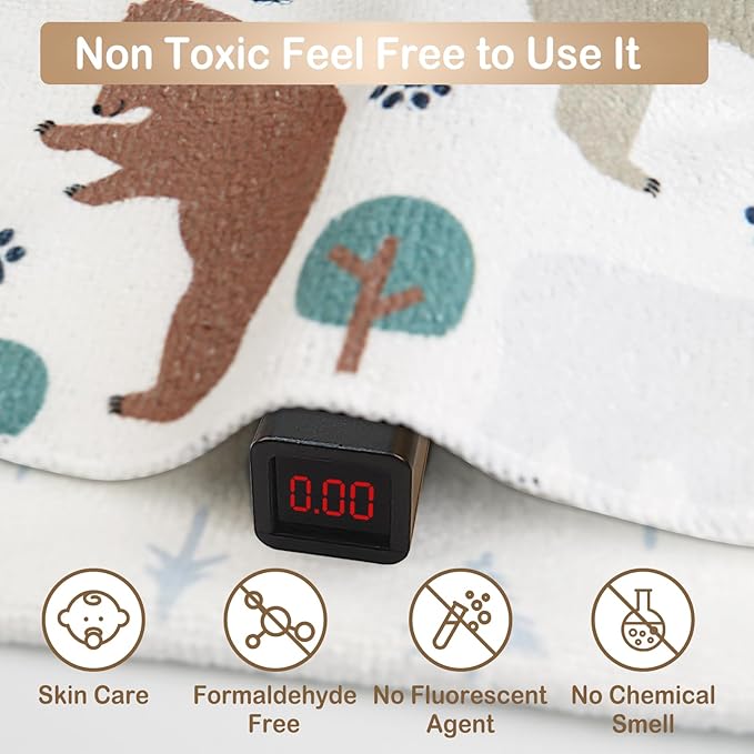 softan Baby Washcloths, 24Pack Baby Wash Cloths Extra Soft & Ultra Absorbent, Baby Towels Face Towel Unisex for Boys Girls Face & Body, Washclothes Gentle on Sensitive Skin, 9''x 9'' Bear