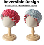 AKISS Baby Infant Newborn Toddler Satin Silk Hair Bonnet for Baby Girl Boy Sleeping Kids Cap Hat